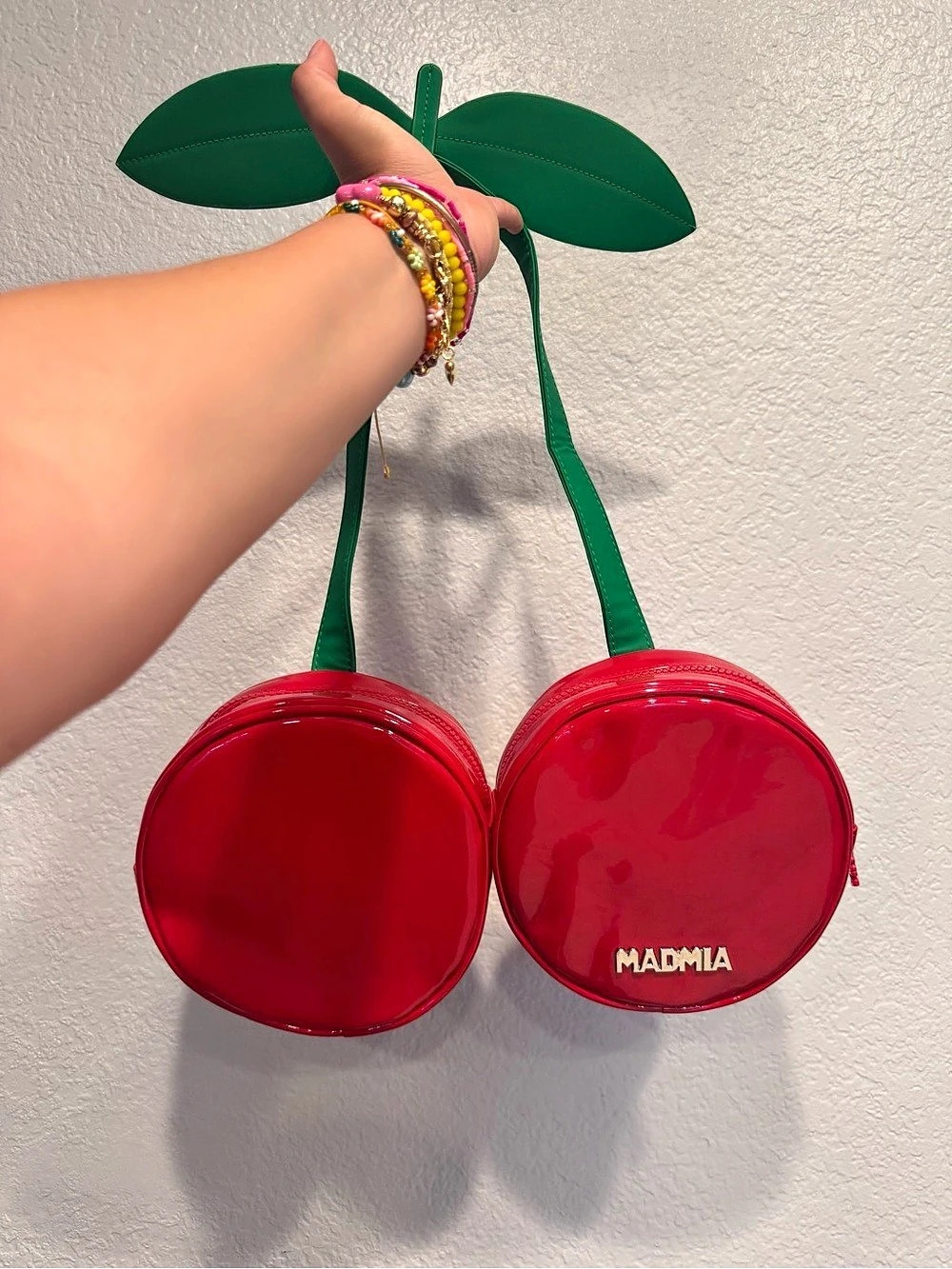 Madmia Cherry Bag Mini Bag in Red & Green